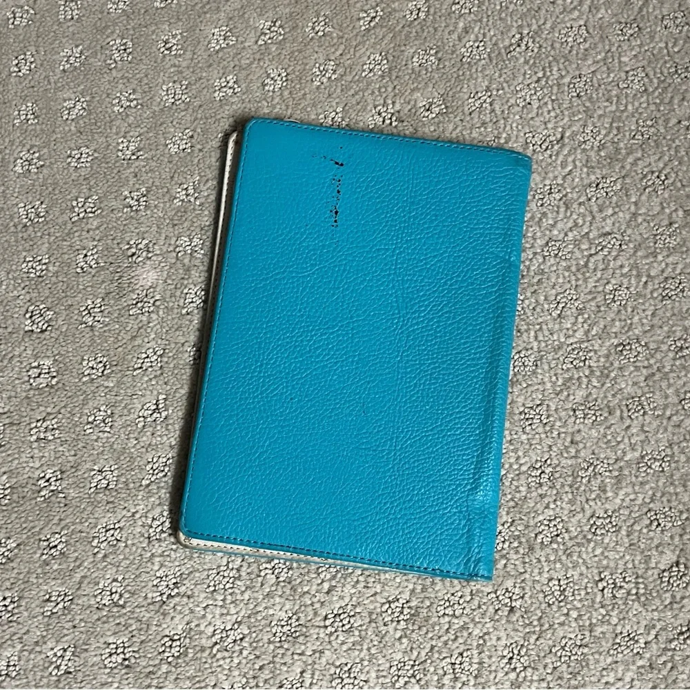 Kate Spade Turquoise Leather Cover for EReader/Nook/Kindle retired style